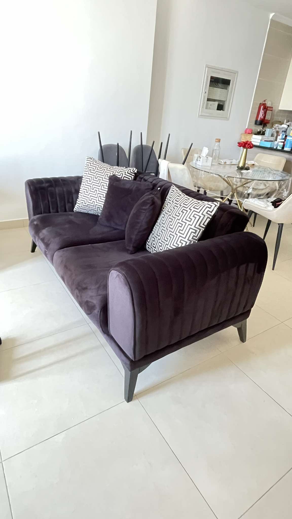 Velvet 2 Sofa Set with Sleep Function