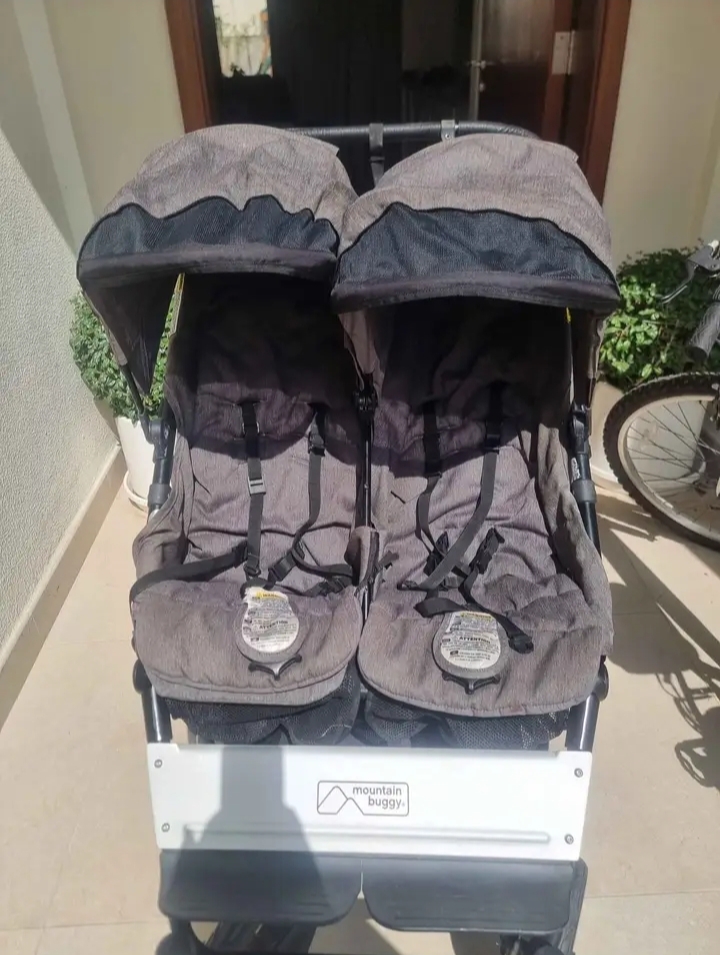 Mountain Buggy Duet Herringbone – Double Stroller