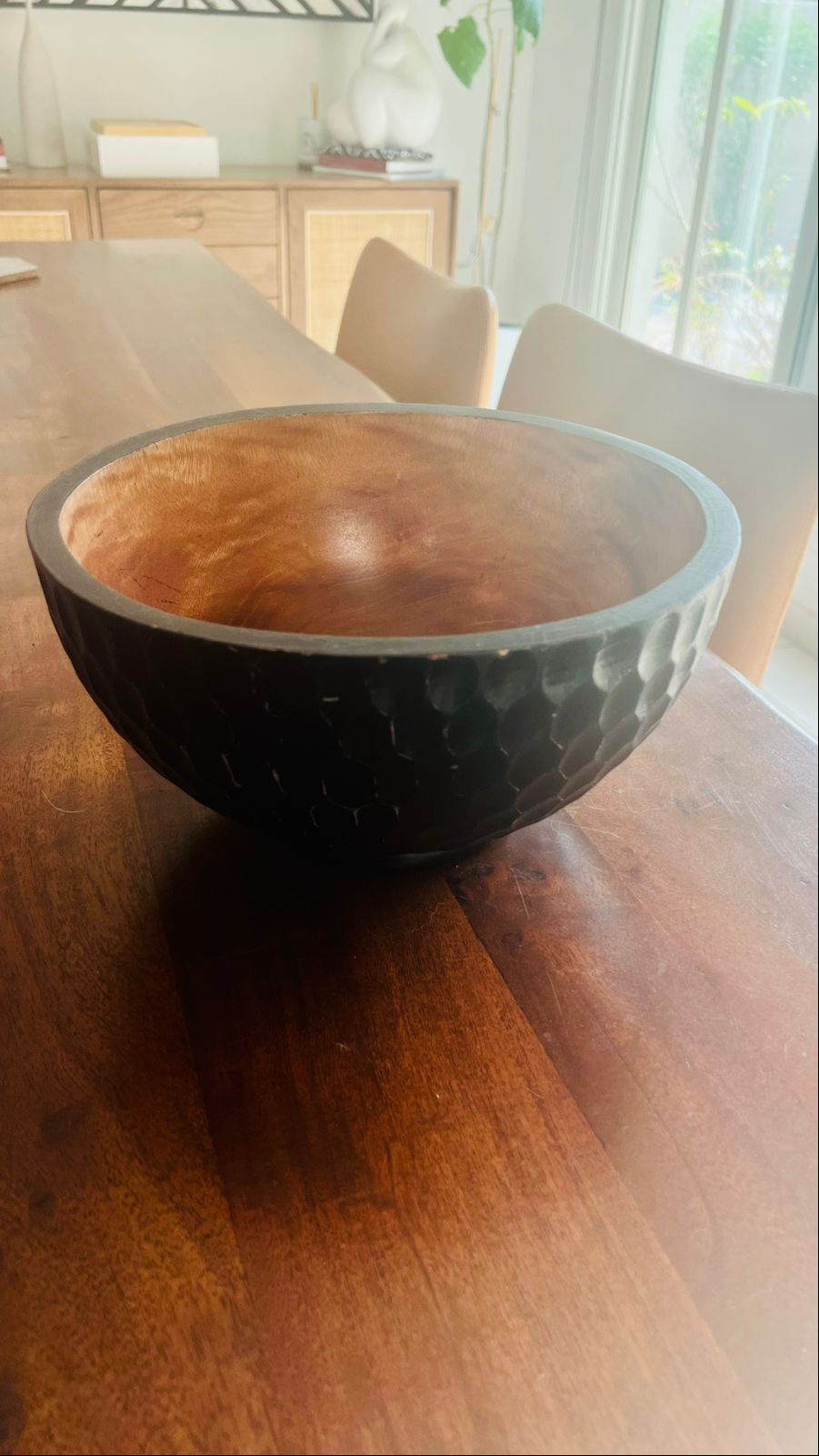 1 Big Salad Wooden Bowl