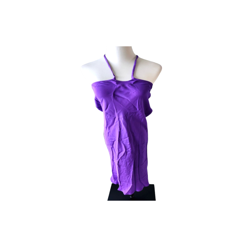 Purple Spaghetti Strap Maxi Dress