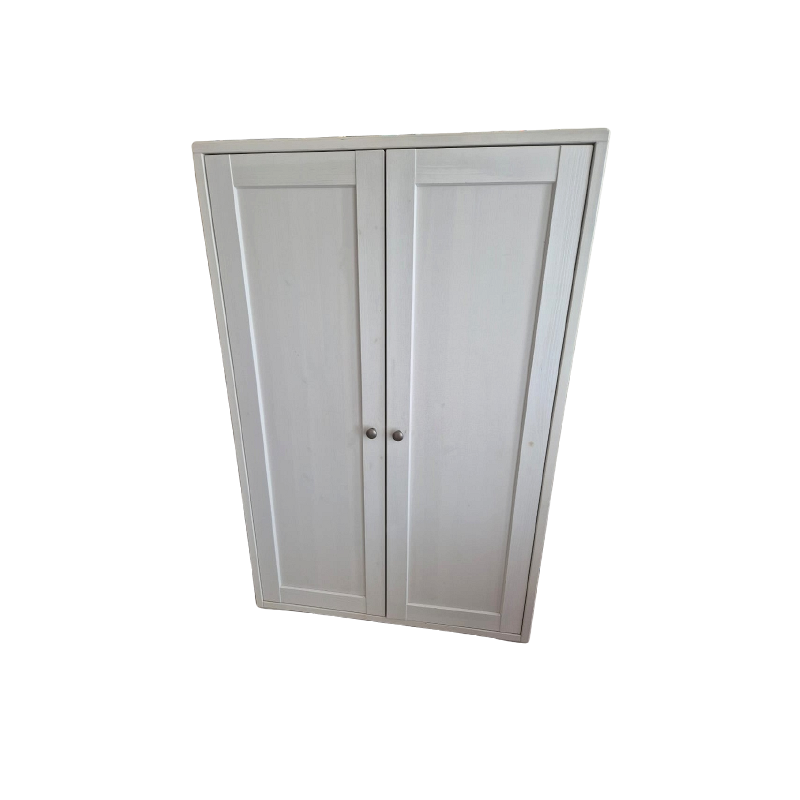 IKEA Havsta 2-Door White Cabinet with 4 Spacious Layers