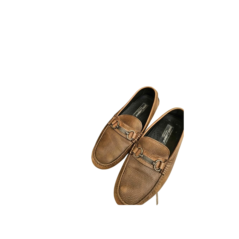 Dolce and Gabbana men's leather loafers