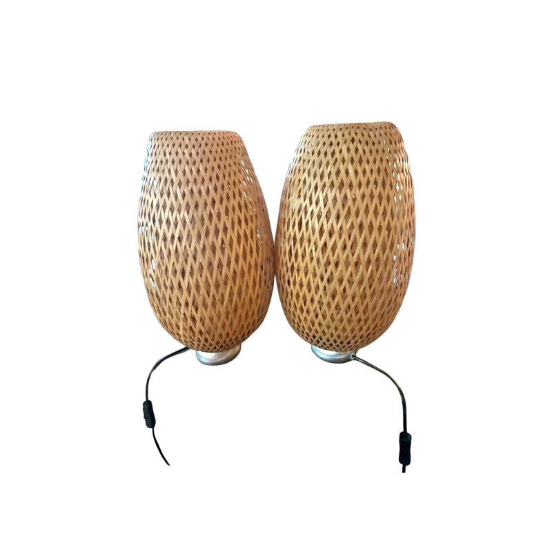 2 Lamps- Handmade IKEA BÖJA Table Lamps