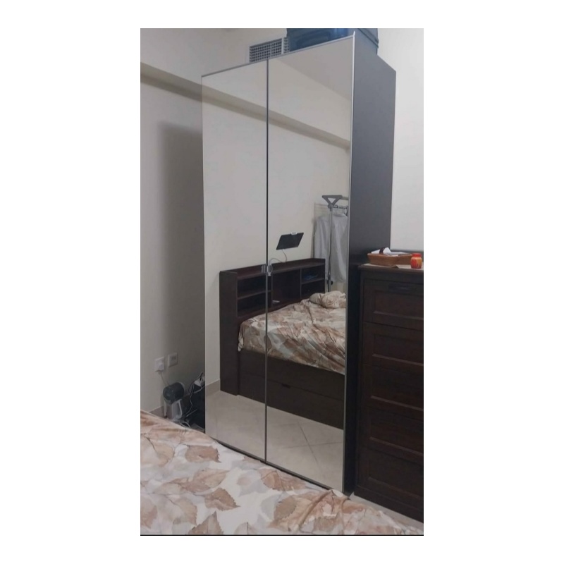 IKEA 2-Door Mirror Cabinet with Soft-Close Doors