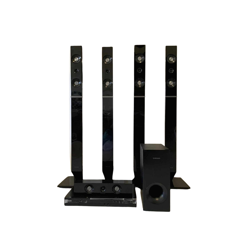 Samsung DVD Home Theater Speaker System with Tall Boy Speakers - Black (Excellent Condition)