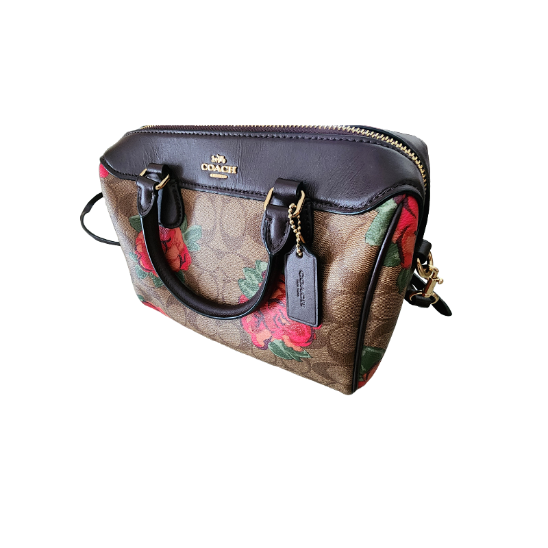 Coach Mini Bennett Satchel – Signature Floral