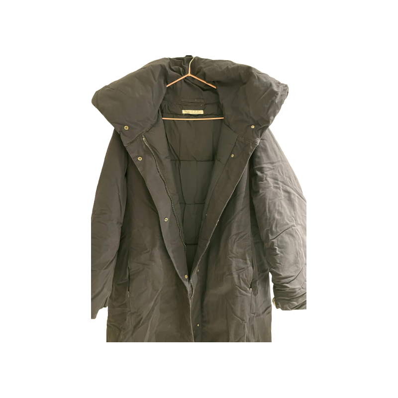 OYSHO Long Quilted Winter Coat