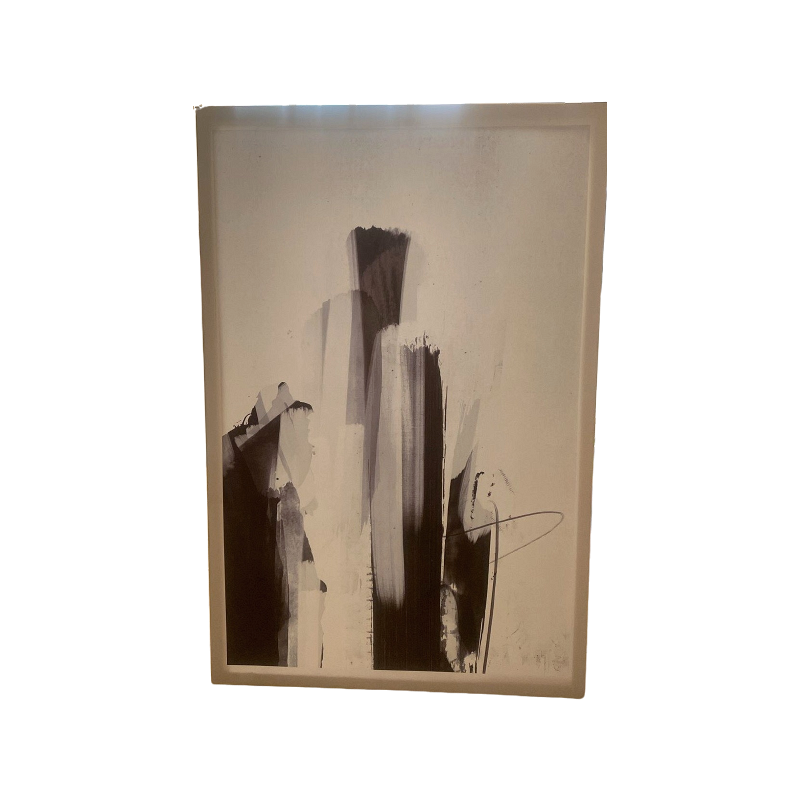 Black and White Abstract Painting