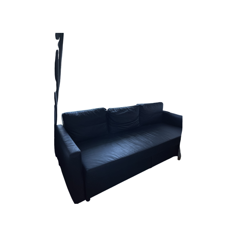 FRIHETEN Three-seat sofa-bed IKEA, Bomstad black