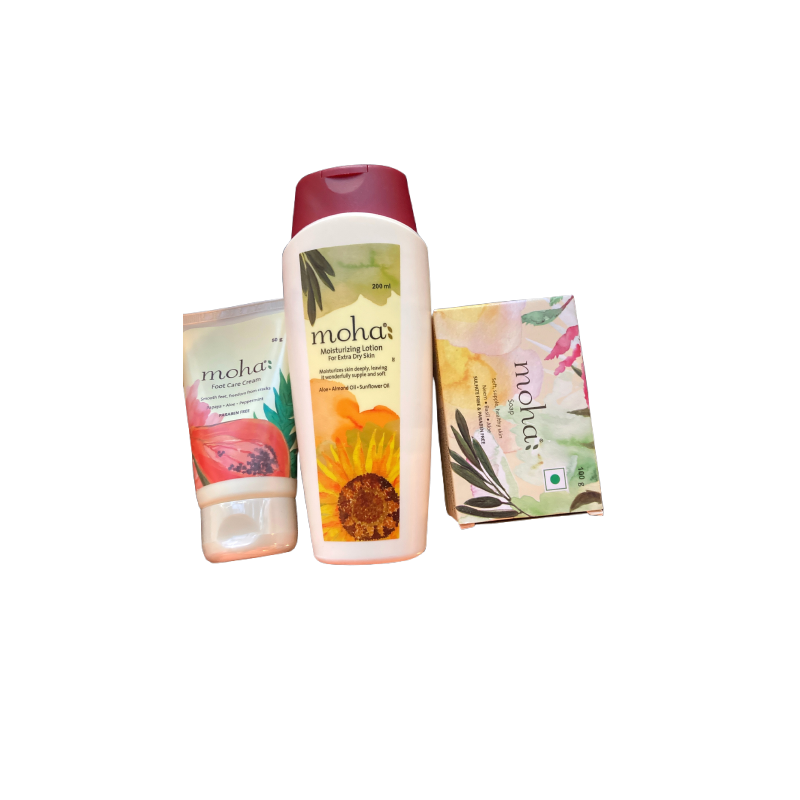set of Moha creams and soap