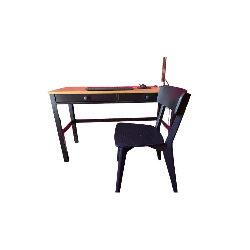 Black IKEA LISABO chair